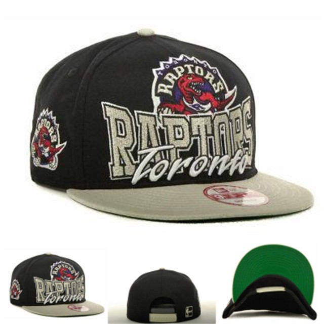 NBA Toronto Raptors Black Grey Hats